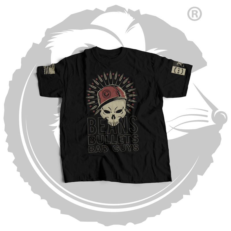 Beans, Bullets and Bad Guys Unisex T-Shirt
