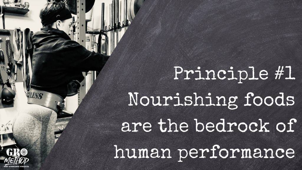 Nourishing foods are the bedrock of human performance