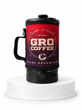 Limited Edition GRO Coffee Electric French Press Coffee Maker by Stoke Voltaics + Coffee
