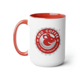 GRO Coffee Two-Tone Coffee Mug, 15oz
