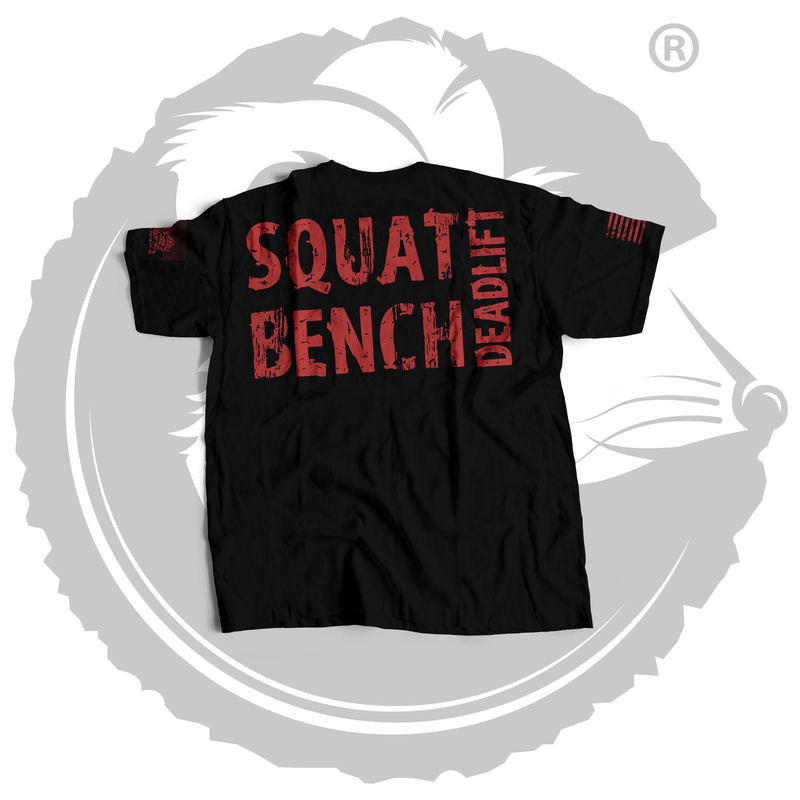 Squat Bench Deadlift Unisex T-Shirt – Gym Rats Only | Shirt-Sets